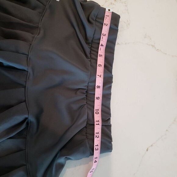 ADIDAS Primeblue Tennis Skort Grey with blue under shorts, Size Medium - Picture 5 of 10